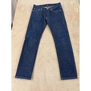 APC Petit Standard Selvedge Raw Denim Jeans Men's  28(32)Dark Indigo Blue EUC